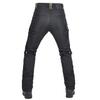 RENHE Motorcycle Riding Windproof and with Straight Size L Men's Pants, Waterproof, Protectors, Breathable, Fit, Black,