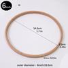 Wood Floral Hoop Wreath 10Pcs Wood Floral Hoop Rings for Wedding Wreath Wall Hanging Decoration Dream Catcher Art Craft