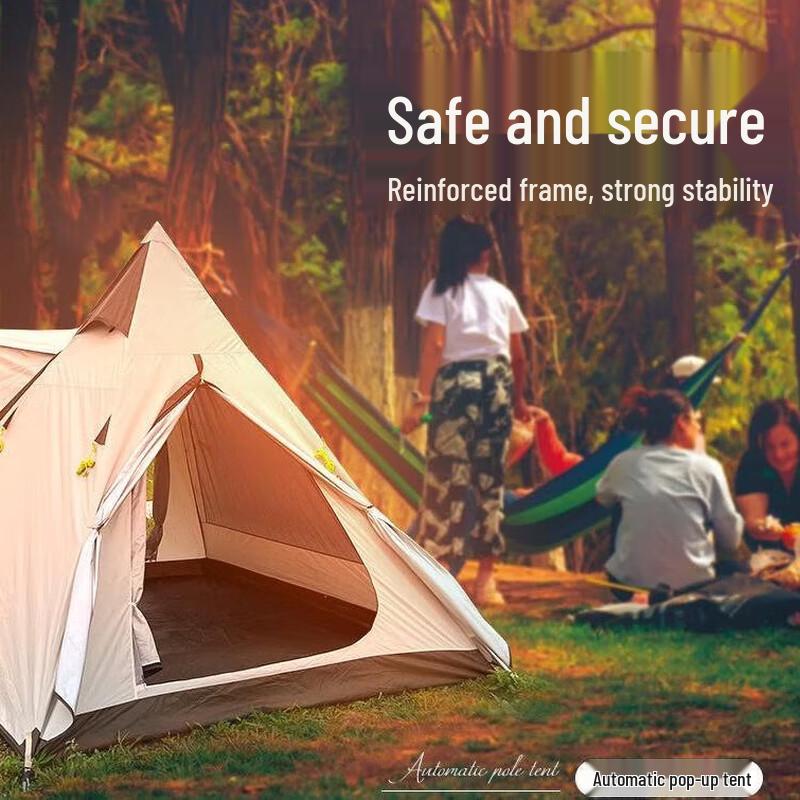 Automatic Pop-Up Indian Style Pyramid Tent
