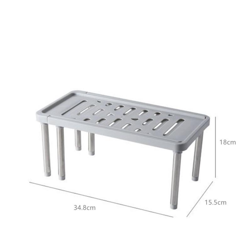 Retractable Kitchen Shelf Storage Rack Household Organizer Accessories