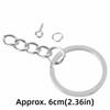 220pcs Gold DIY Keychain Rings Silver Keychain Rings Kit Split Keychain Rings  Jewelry Making