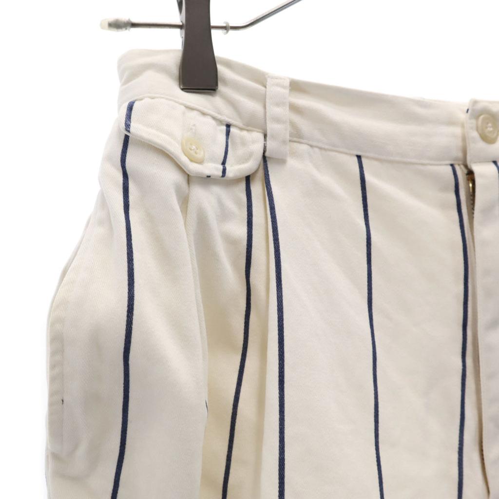 RALPH LAUREN 80s USA made vintage 42 Talon Striped Pattern Long pants 12 Women Used