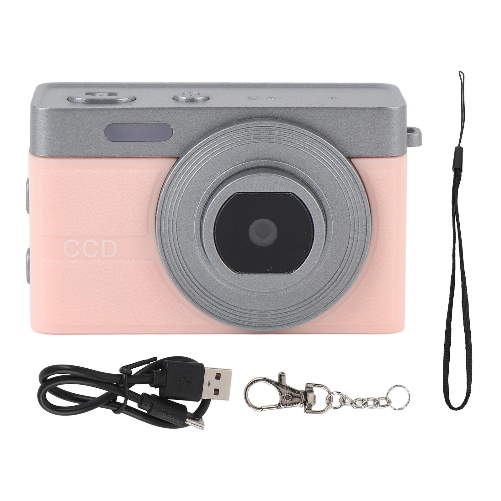 

1080P High Definition Miniature Camera Digital Video Camera Student Campus Camera Lightweight Small рожевий