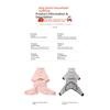 Winter Dog Four-Legged Coat Soft Long Plush Warm Anti-Shed Pet Cotton Jumpsuit For Small Medium Dogs