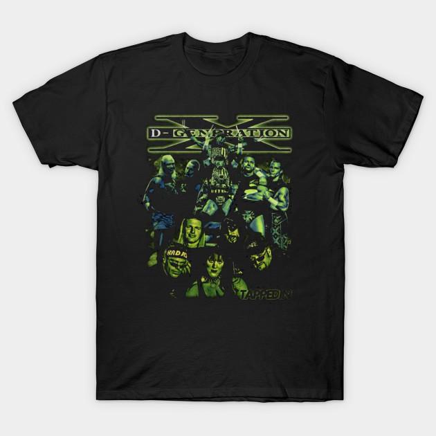 

Men Black Print T-shirt D-Generation X Two Words No-Cut Transfer Paper Print Cotton Tshirt XL чорний