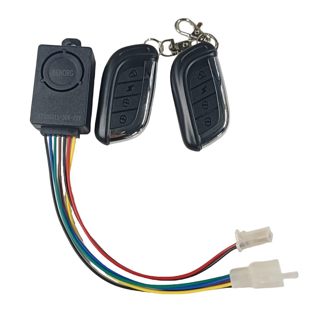 Anti-Theft E-bike Alarm System Electric Scooter Security Remote Control Alert for Cycling Vehicle Accessories