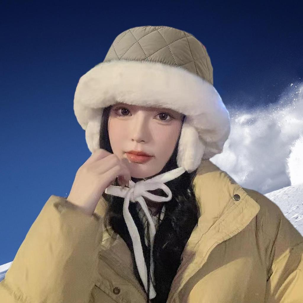 Winter Trapper Hat Thickened Headgear With Ear Flaps Winter Hat For Cold Protection Hiking Commuting Riding Traveling Indoor