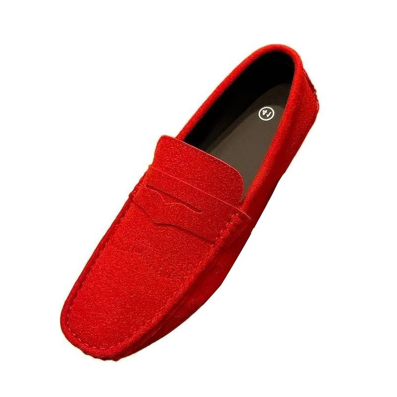 Fashion Fashion Men Casual Shoes Classic Male Loafers Handmade Suede Men's Moccasins Shoes Slip-On Flats for Man Handiness Driving Shoes