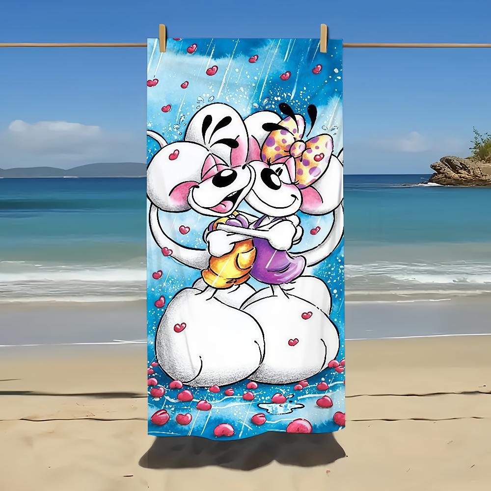 Towel Cute Microfibre Cartoon Beach Quick Dry Lightweight D-DiddlS-ES Super Absorbent Bath For Camping Travel Swimm