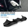 For Speed Triple 1200RS 2024 2025 1200rs 2021-2025 Motorcycle Frontal Spoilers Downforce Winglet Aerodynamic Wing Front Spoiler