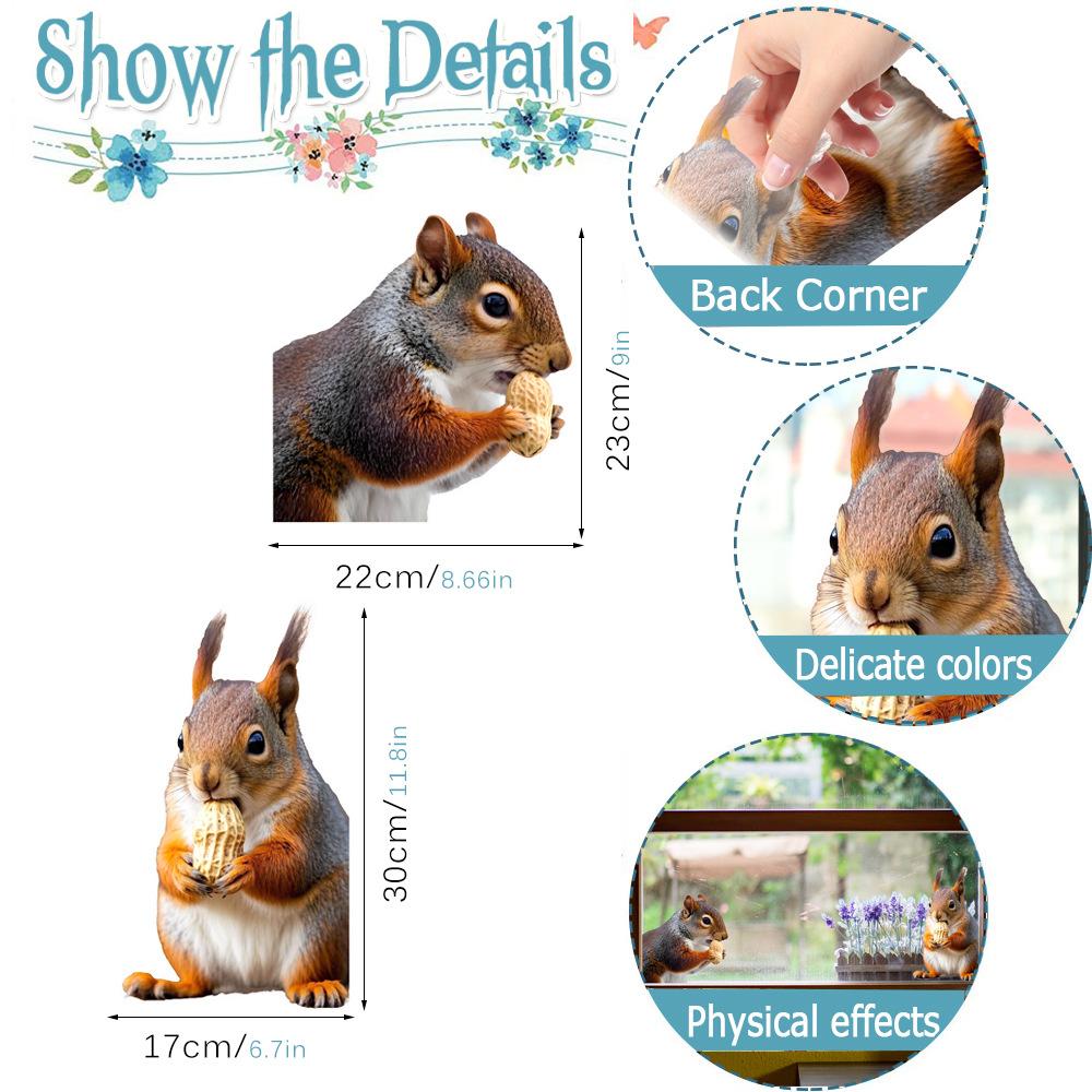 Cat Anti-Collision Window Clings Animal Decals to Prevent People and Bird Strikes on Window Glass Cling Door Decals Decor