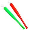 1/2/4PCS Baseball Bat Mixed color Plastic Baseball Bat with Ball 4 Colors Available Outdoor Baseball Park Backyard Game Gift ZYF