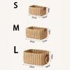 Woven Cosmetics Storage Basket Handmade Decorative Snacks Storage Containers Simple Multi-functional Paper Rope Basket