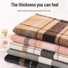 British Style Thickened Plaid Scarf