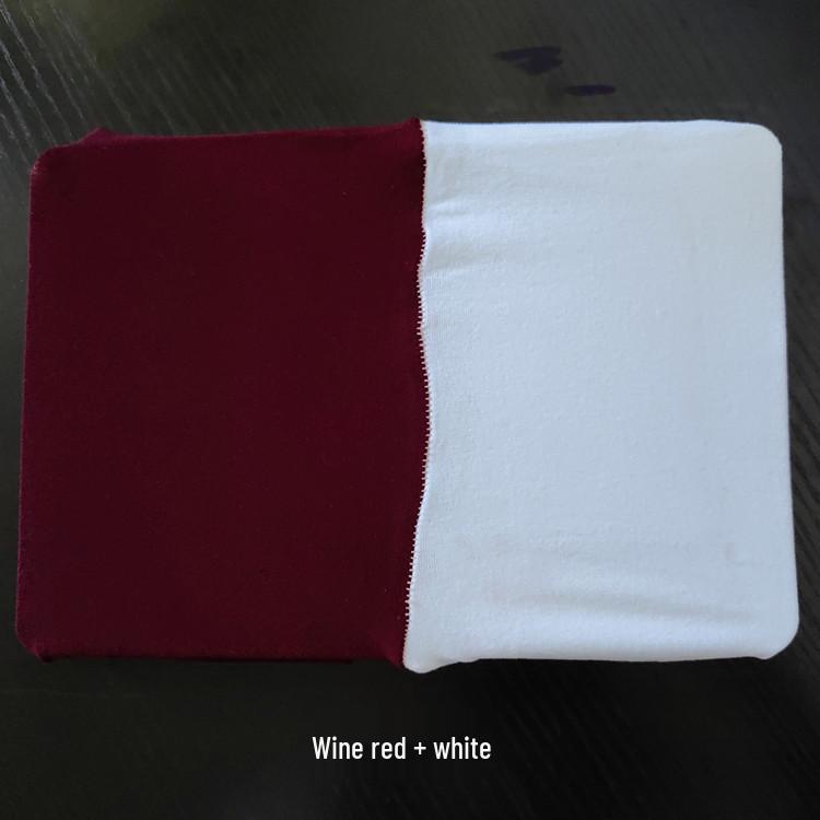 Damen asymmetrische Yin Yang Schwarz-Weiß Samtstrumpfhose