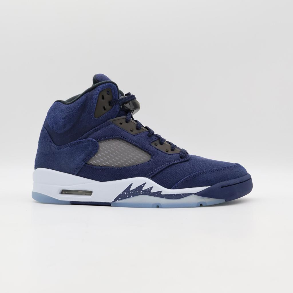 FD6812-400 Nike Air Jordan 5 Retro SE Midnight Navy Blue Georgetown Grey (Mannen)