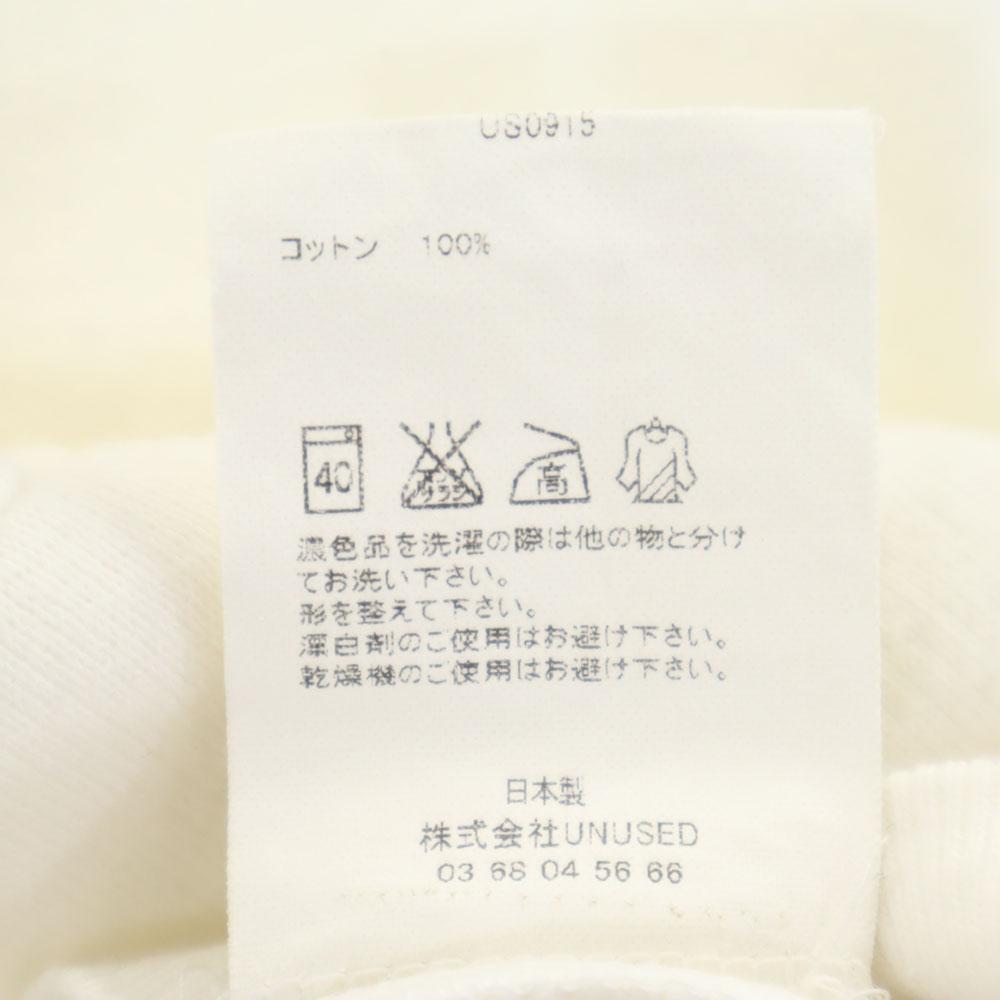 UNUSED Made In Japan Long Sleeve Sweatshirts 2 White System Men's Used