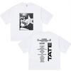 Tate McRae So Close To What Album 2026 Print T-shirts Unisex Dames Vintage Casual Mode T-shirt puur Katoen T-shirt Streetwear