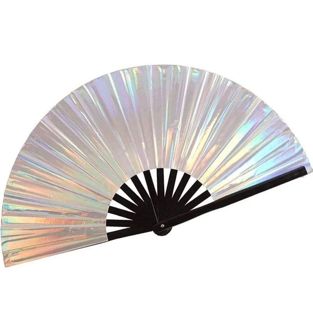 

Большой складной веер ПВХ ручной веер Прочные декоративные веера