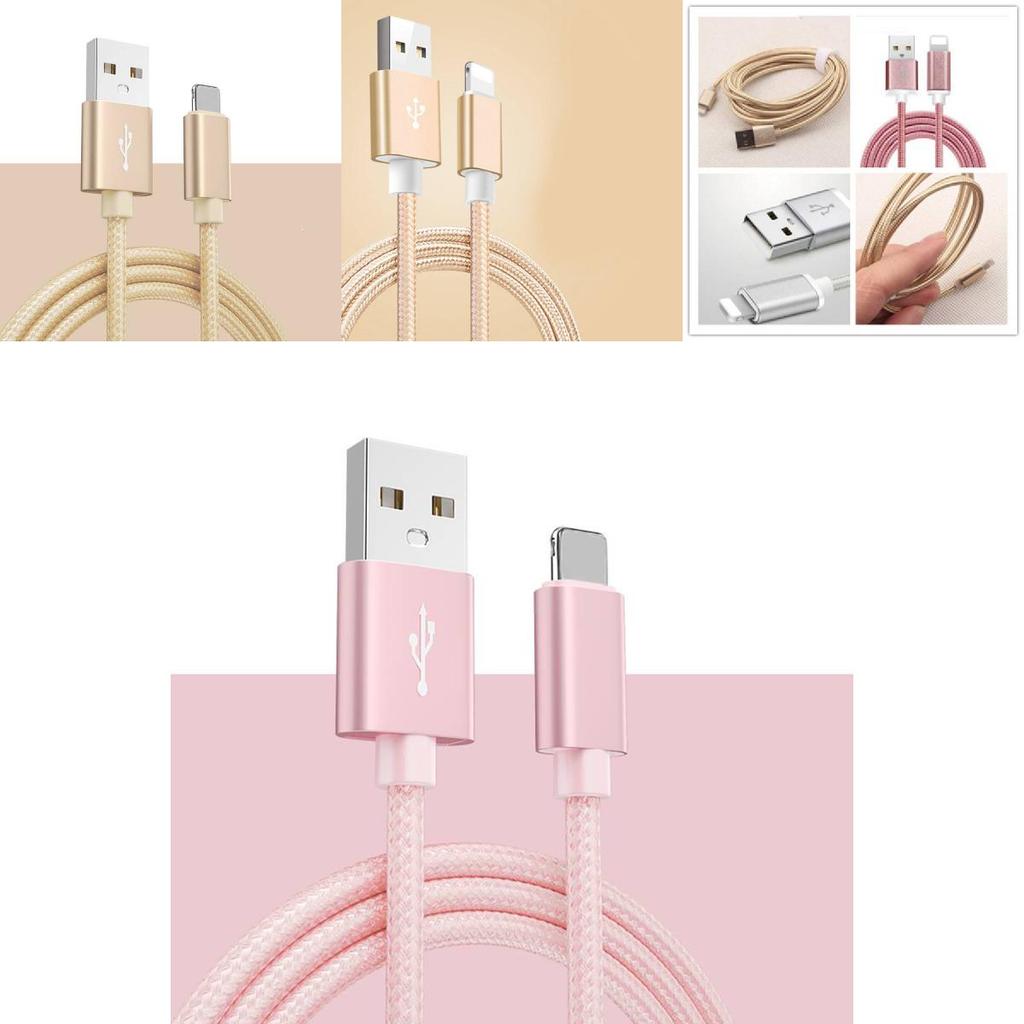 Usb Type Charging Cable Mobile Phone Fast Charge Durable Braided Use Design