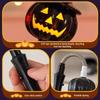 Pumpkin Glowing Shake Stick Cute Ghost Hand Crank Stick With Led Light Halloween   Party Decor Guests Gifts