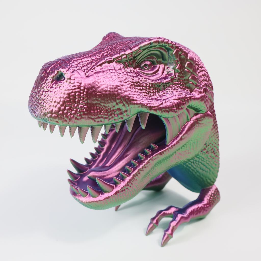 3D printed Tyrannosaurus rex dinosaur avatar multifunctional ornament suitable for desktop decoration and office display