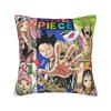 Luffy Anime Throw Pillow Cover Polyester Cushions for Sofa Vintage Cushion Covers