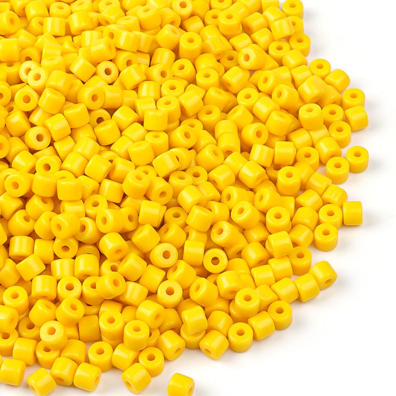 Bunte zylindrische Acrylperlen zur DIY-Schmuckherstellung