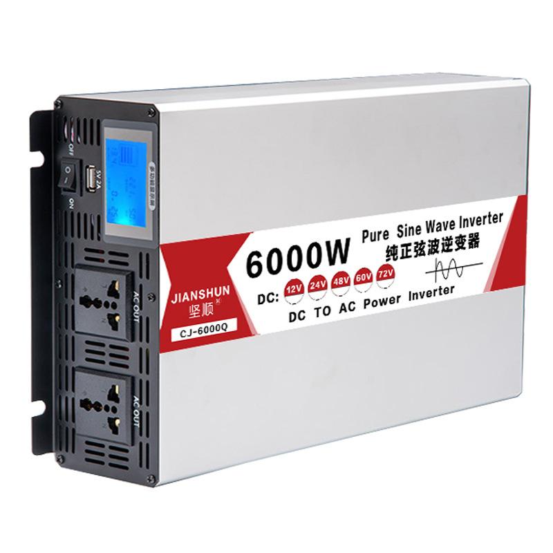 

Аморфный инвертор чистой синусоиды 12 В 24 В 48 В 60 В в 220 В для домашнего транспортного средства 4000 Вт 5000 Вт 48V4000W
