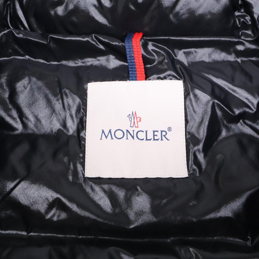 MONCLER Officially licensed MOKA GIUBBOTTO hooded down coat coat 59.8" blackUsed
