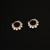 Chinese Restaurant Fourth Season Zhao Liying Same Style Earrings for Shell Bead Ear Buckle Earrings Clear Summer Earring