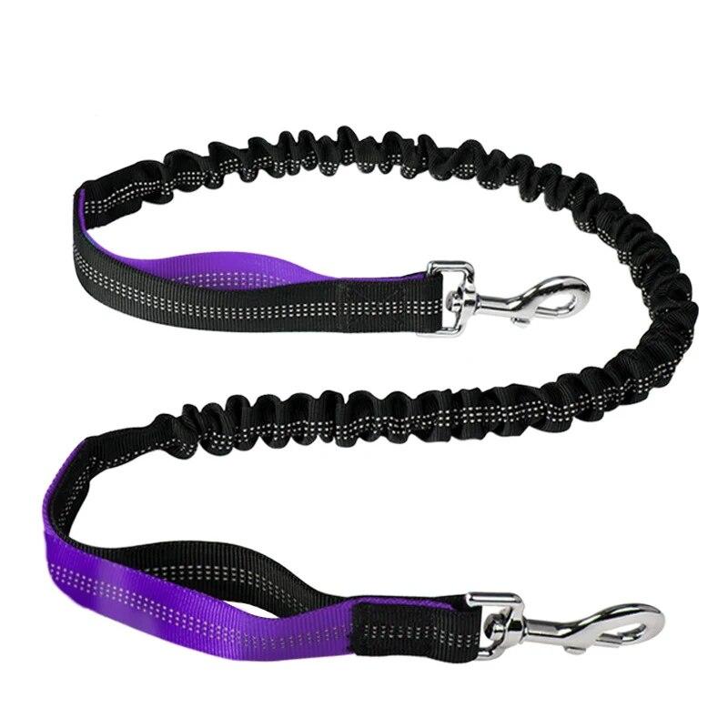 Dog Running Bag Waist Bags Leash Set Reflective Leash Traction Rope Pet Dogs Running Belt Jogging Pull Dog Leash With Waist Bag