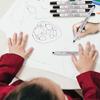 4/6 stuks stoffen pen Dual Tip textielstiften waterdichte kleding graffiti tekenpen voor T-shirt jas