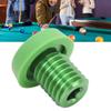 Pool Cue End Plug Aluminum Alloy Screw Rubber Cover Billiard Cue Bottom Bumper for Connecting Club a