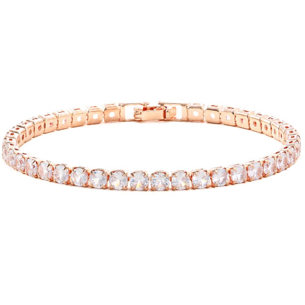 Women's High-End Zircon Crystal Bracelet - Elegant Fashion Accessory