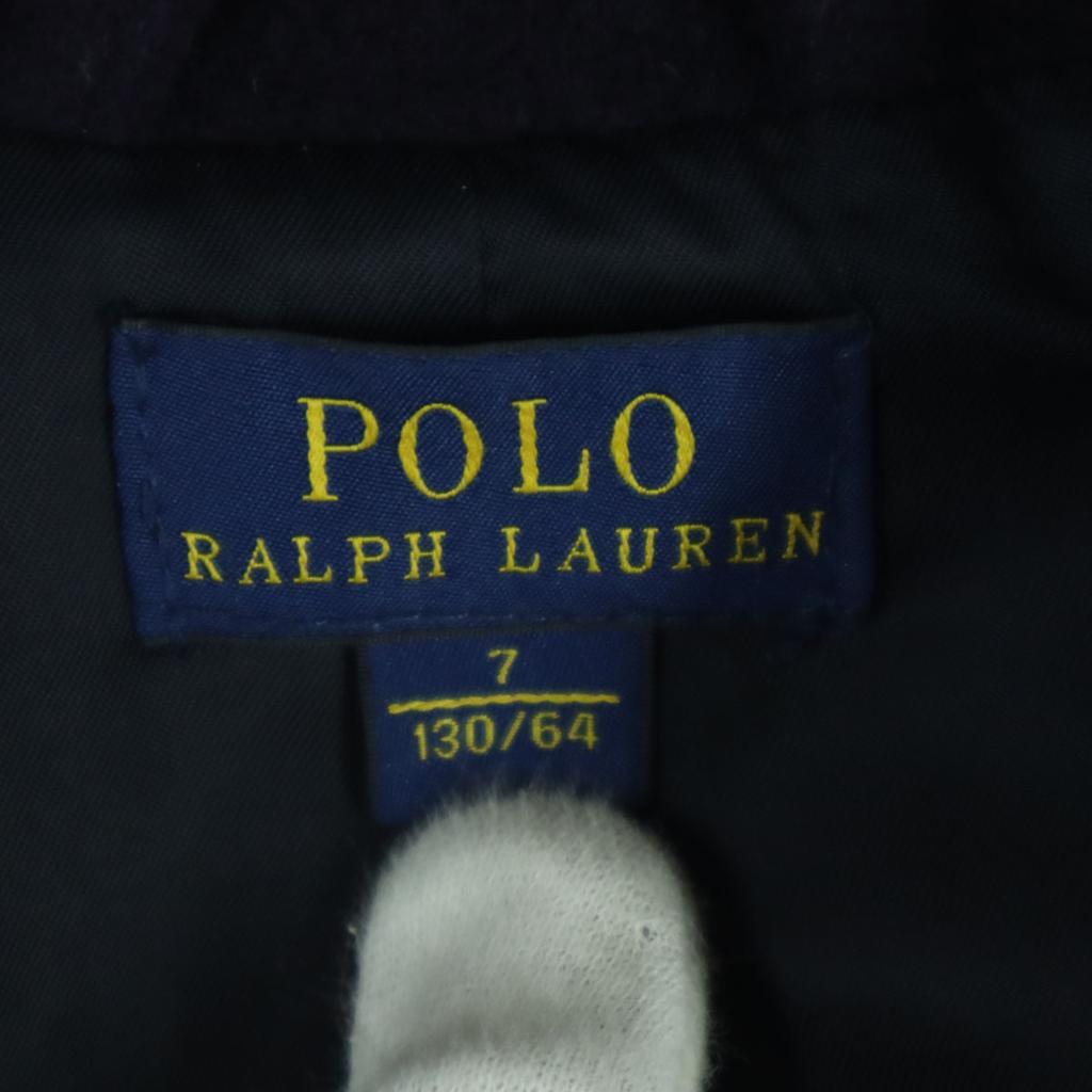 POLO RALPH LAUREN Long sleeve pea coat 130 Purple Kid's Used