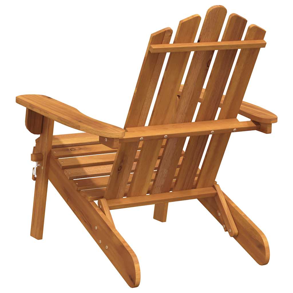 Vidaxl Solid Acacia Wood Adirondack Garden Chair