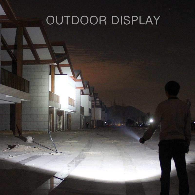 50W High Power CREE XHP-70 Outdoor Professional Hunting LED Flashlight 26650 Lithium Battery