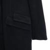 Paul Smith BLACK Flannel Wool Stainless Collar Coat 40 With Padded Liner Women Used
