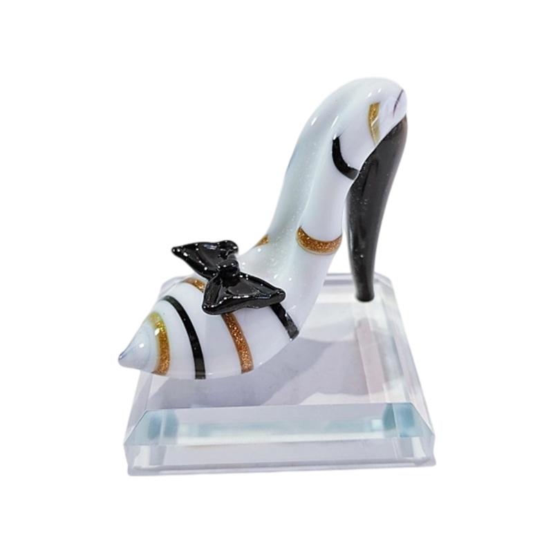 Glass Figurines Glass High Heel Figurines Centerpiece Sculpture Collectibles Sculpture Statue Home Decorations Gift