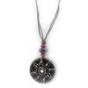 Les Trésors De Lily [J8480] - Halskette 'Kilimanjaro' schwarz rot violett
