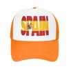 Summer Mesh Sun Hats The coat of arms of Spain Summer Baseball Cap Fashion Trucker Hat UnisexTeens Design Snapback Cap