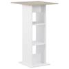 Day and Night - Day and Night High Bar Table White and Concrete Gray 60x60x110 Cm