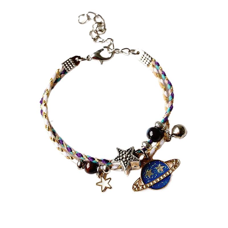RUI RUI YU Star Moon Braided Bracelet Female Student Girlfriend Cute Children'S