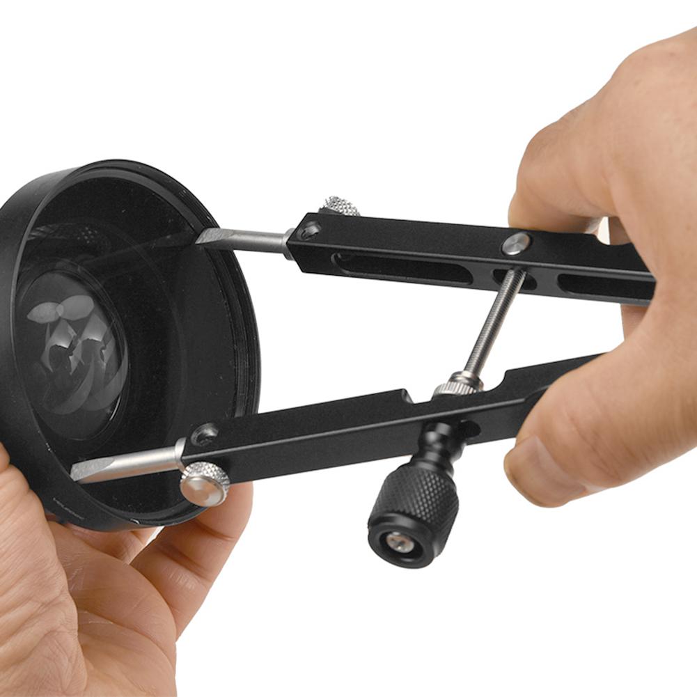 Lens Repairing Spanner Wrench 16-100mm with 3 Types Tips Maintenance Wrench Open Tool for Diameter 37mm-86mm DSLR Camera Lenses