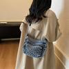 Crossbody Bag Women's Large-capacity Denim Retro Niche Pocket 2025 Autumn New Casual Shoulder Bag
