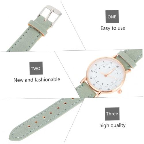 COLLBATH Women's Quartz Watch with Digital Display and Casual Leather Strap, Perfect for Everyday Wear, Business, and Outdoor Activities