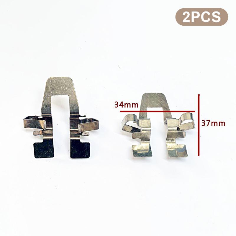 2Pcs Motorcycle Caliper Lower Pump Brake Pump Stainless Steel Spring Plate Motorcycle Caliper Brake Pads