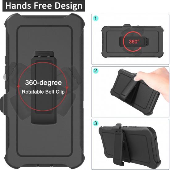 Compatible with Samsung Galaxy A54 5G Case, with Belt Clip Holster Heavy Duty Rugged Shockproof Full Body Protection Kickstand Phone case for Samsung