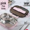 ZISIZ Stainless Steel Portable Lunch Box